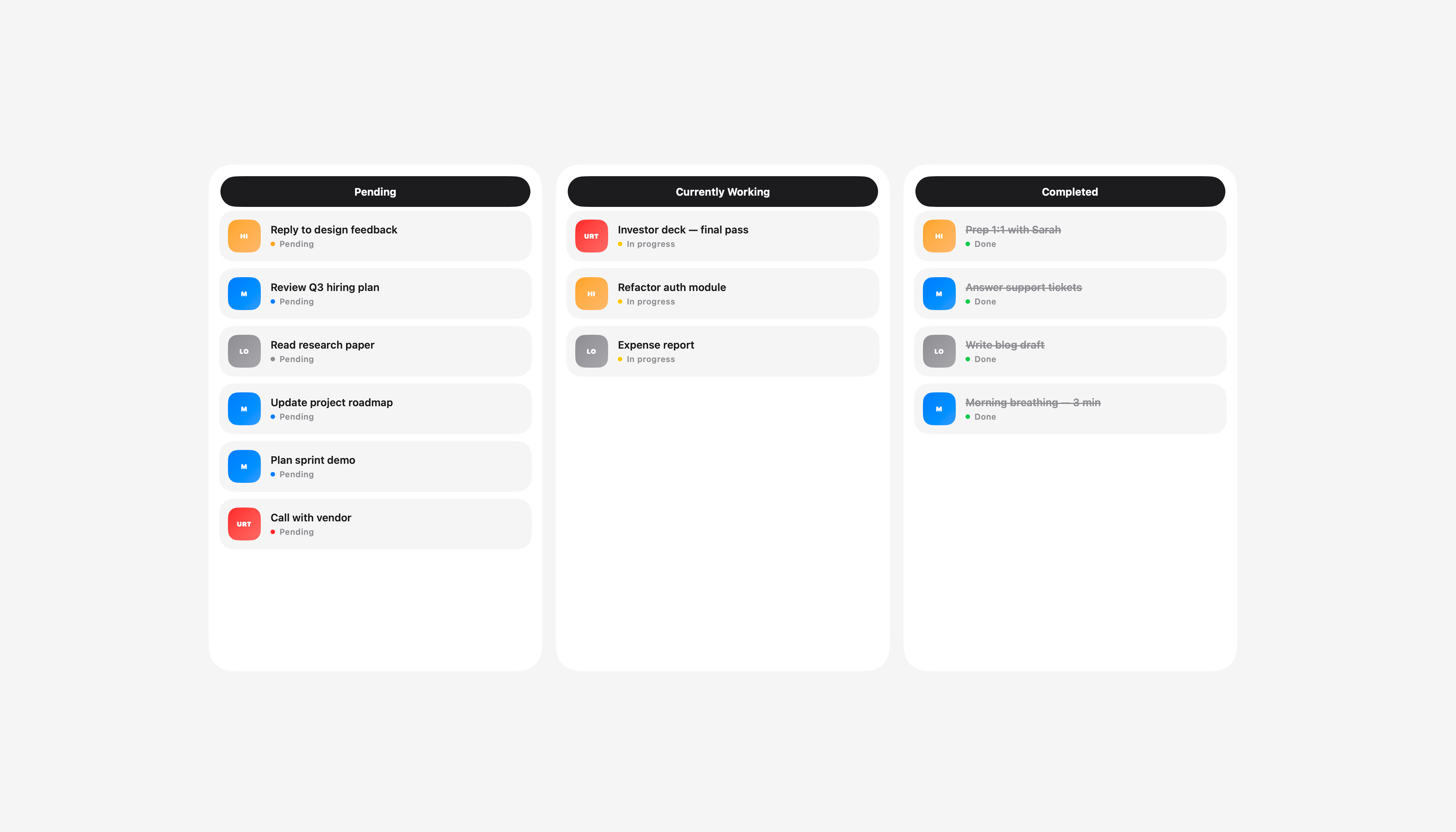 Aura Clarus Desktop — Task Management